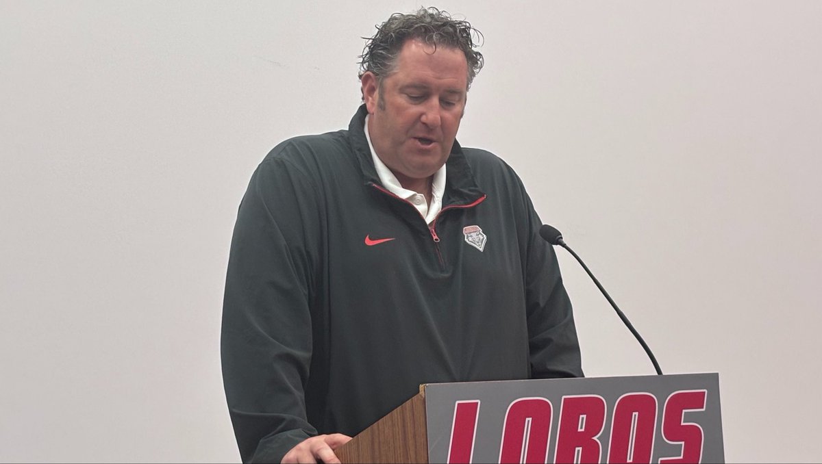 ByEdgeGarcia's tweet photo. #Lobos HC Jason Eck on the magnitude of this weekend's game against NDSU and what it means for the fans:

"It's a huge football game; I think our fans will respond.

"Last year, we had our last home game of the year against San Diego State.  We had a crowd that game that really impacted the game — and we need that.

"We need those fans to come out and provide a lot of noise and make a difference in this game."