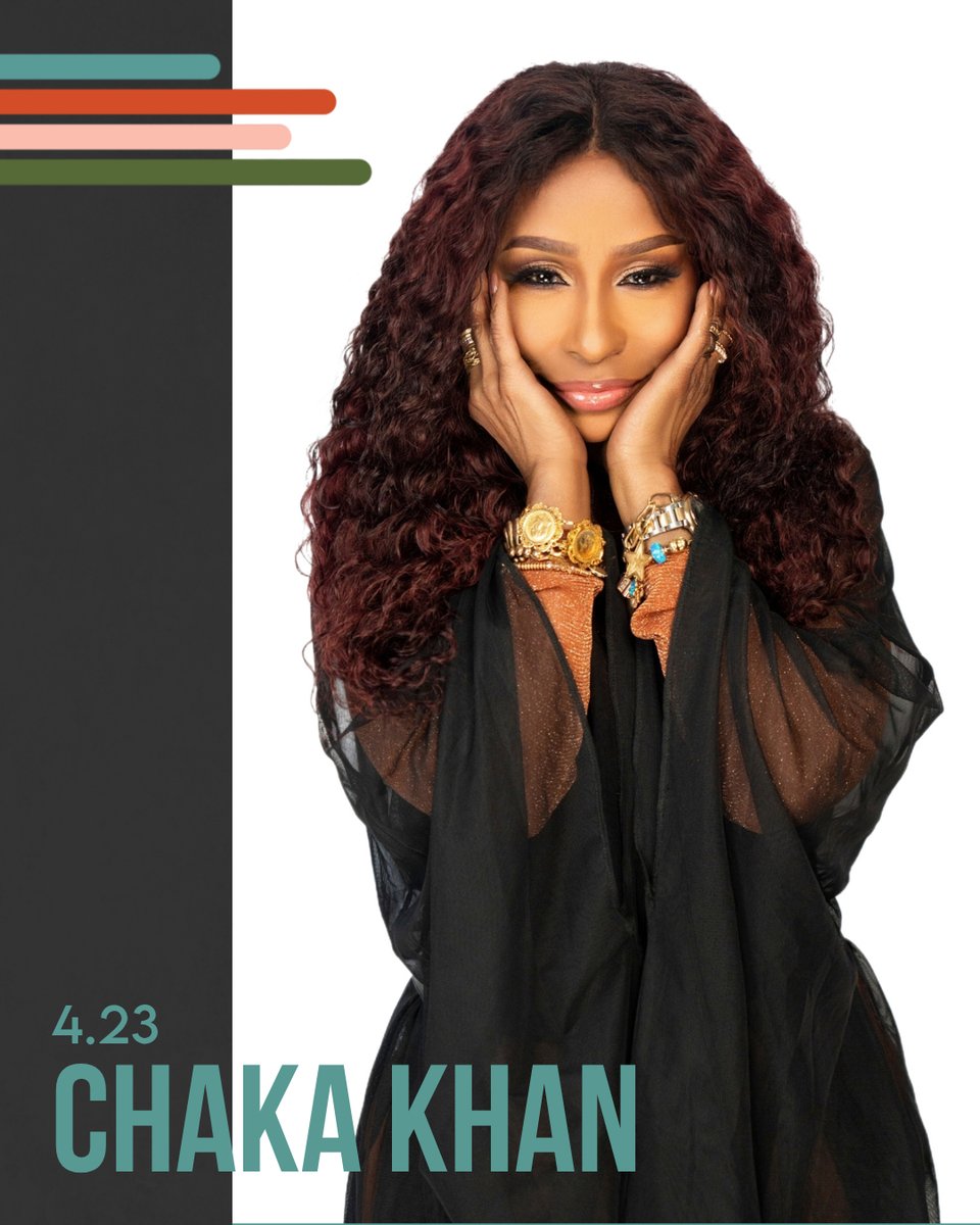 UHHATX's tweet photo. Rock and Roll Hall of Famer and 11x Grammy award winning Queen of Funk, @ChakaKhan is bringing The Chakzilla Tour to United Heritage Hall on Friday, April 23!

🎟️Register now for early access to presale tickets at https://t.co/FLzHD49FWr https://t.co/GaPfLkAeAV