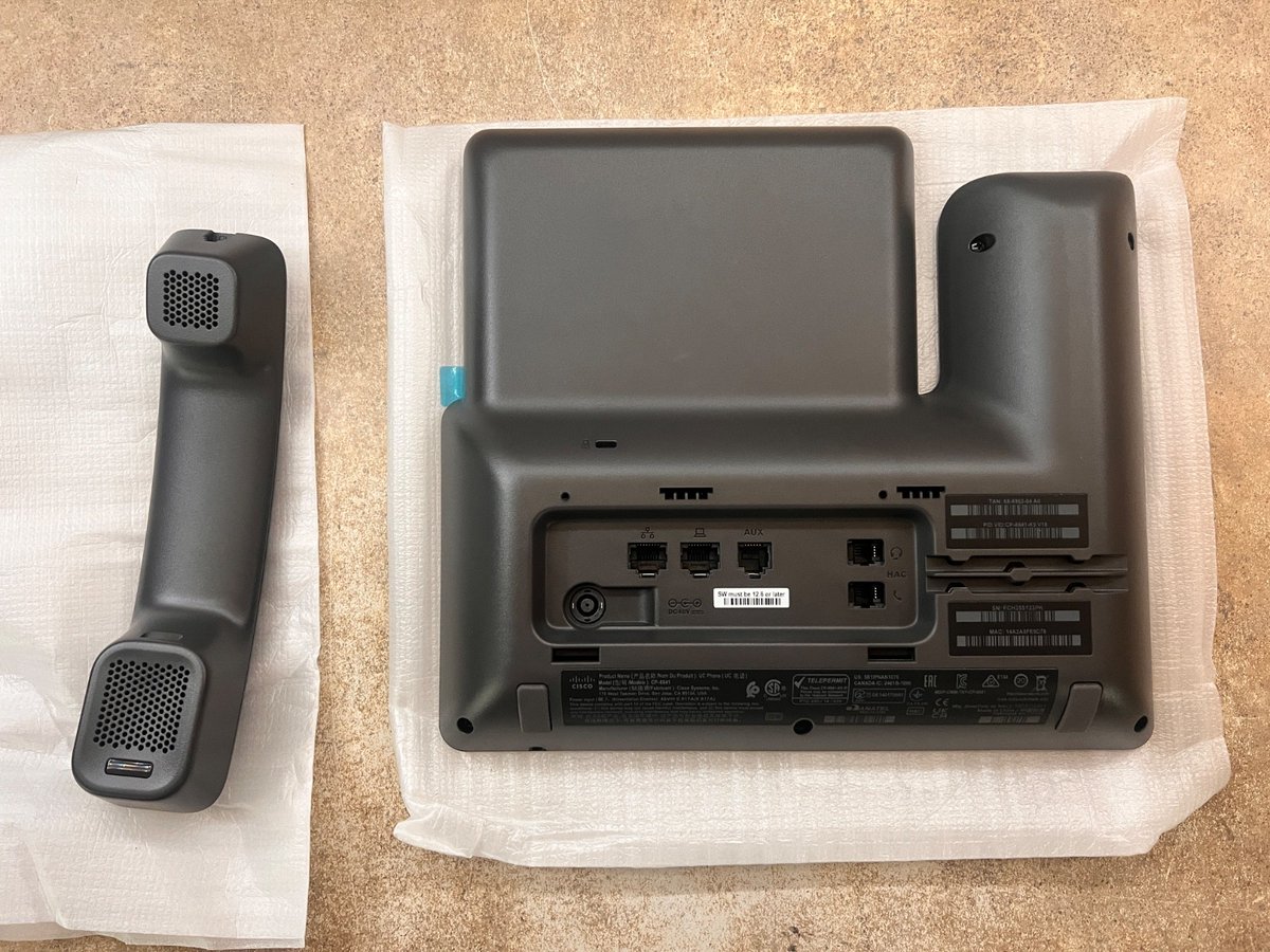 AstroBo04832444's tweet photo. Cisco 8841 Phones https://t.co/PV6zzF8Thq