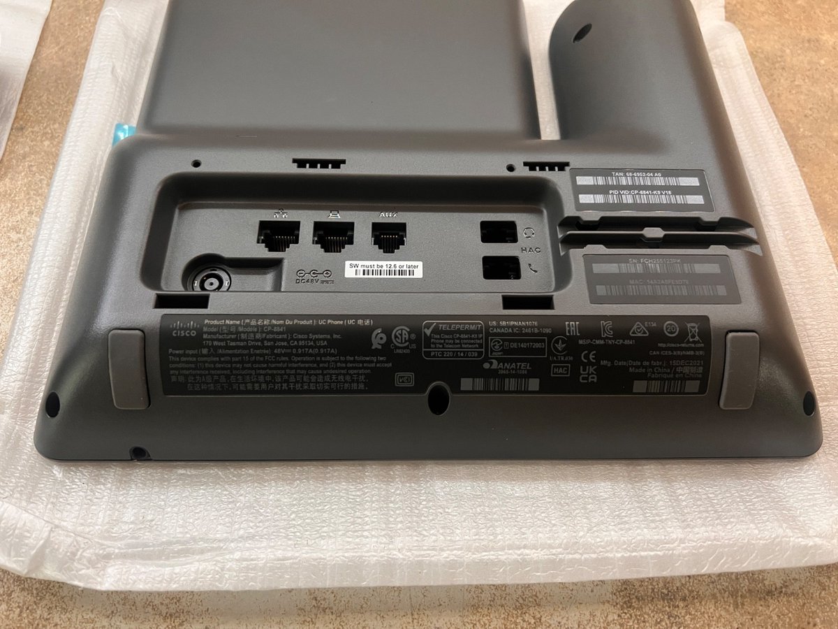 AstroBo04832444's tweet photo. Cisco 8841 Phones https://t.co/PV6zzF8Thq