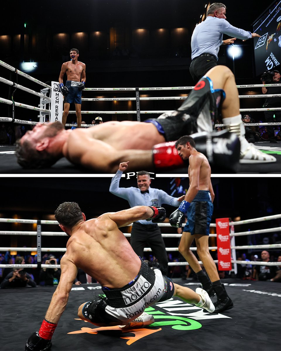 premierboxing's tweet photo. "The Towering Inferno" does it again! 🔥

@SebastianFundo1 improves to 25-1-1 (17 KOs) after his thrilling buzzer beater KO over Ermal Hadribeaj. What should be next for the WBC Super Welterweight World Champion?

#FundoraHadribeaj https://t.co/zdS0TehV3K