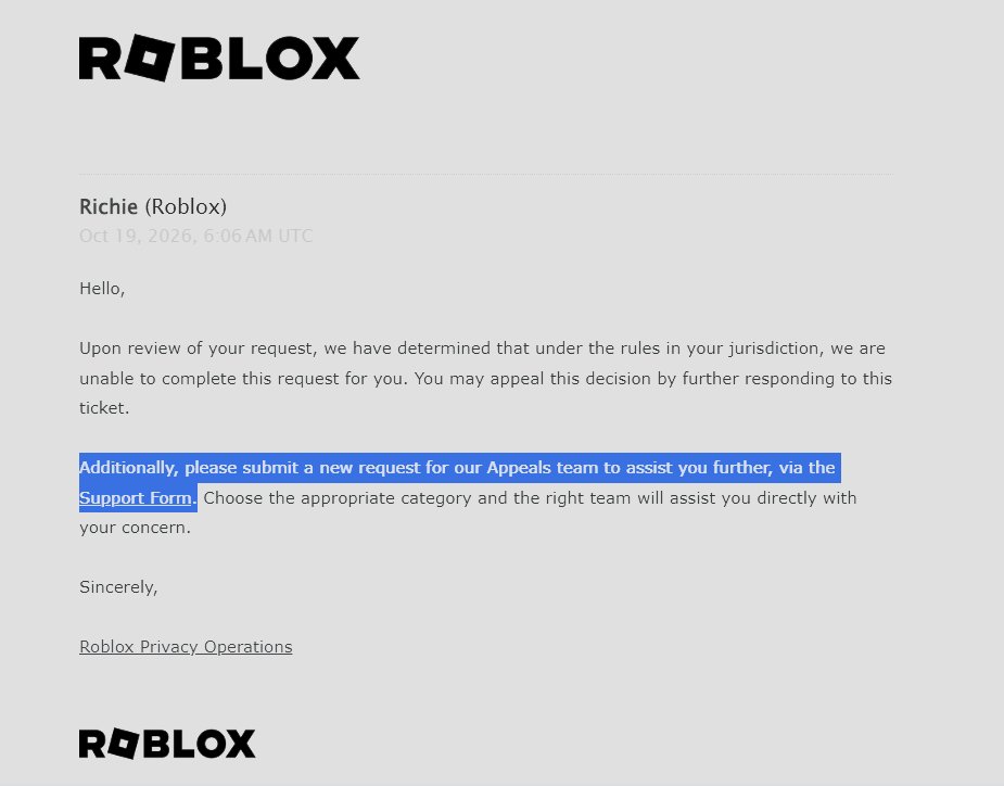 UnifyDevv's tweet photo. wow thanks @Roblox https://t.co/9DsoyWMq7E