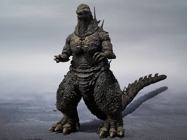 santi801's tweet photo. I saw a review on Letterboxd calling Minus One's Godzilla "halfway between a sumo wrestler and a French bulldog," and now I can't unsee it. https://t.co/xLo888vMv2