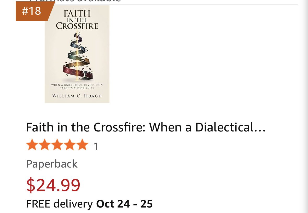 billroach_'s tweet photo. I’m currently ranked for new releases in the category of Christian Apologetics. 

If you are interested in the book this is the time to get it. These early times help the overall analytics of a book.

https://t.co/XOqaYzkzaa https://t.co/pL5naHjXvh