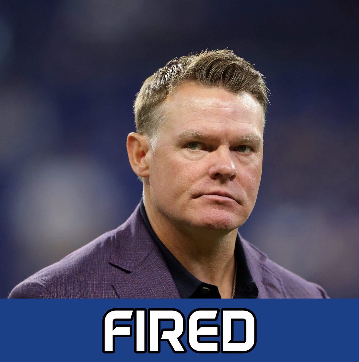 Ultegacy's tweet photo. The Indianapolis Colts have fired GM Chris Ballard. 

📸 Getty https://t.co/LQNFowSXc9