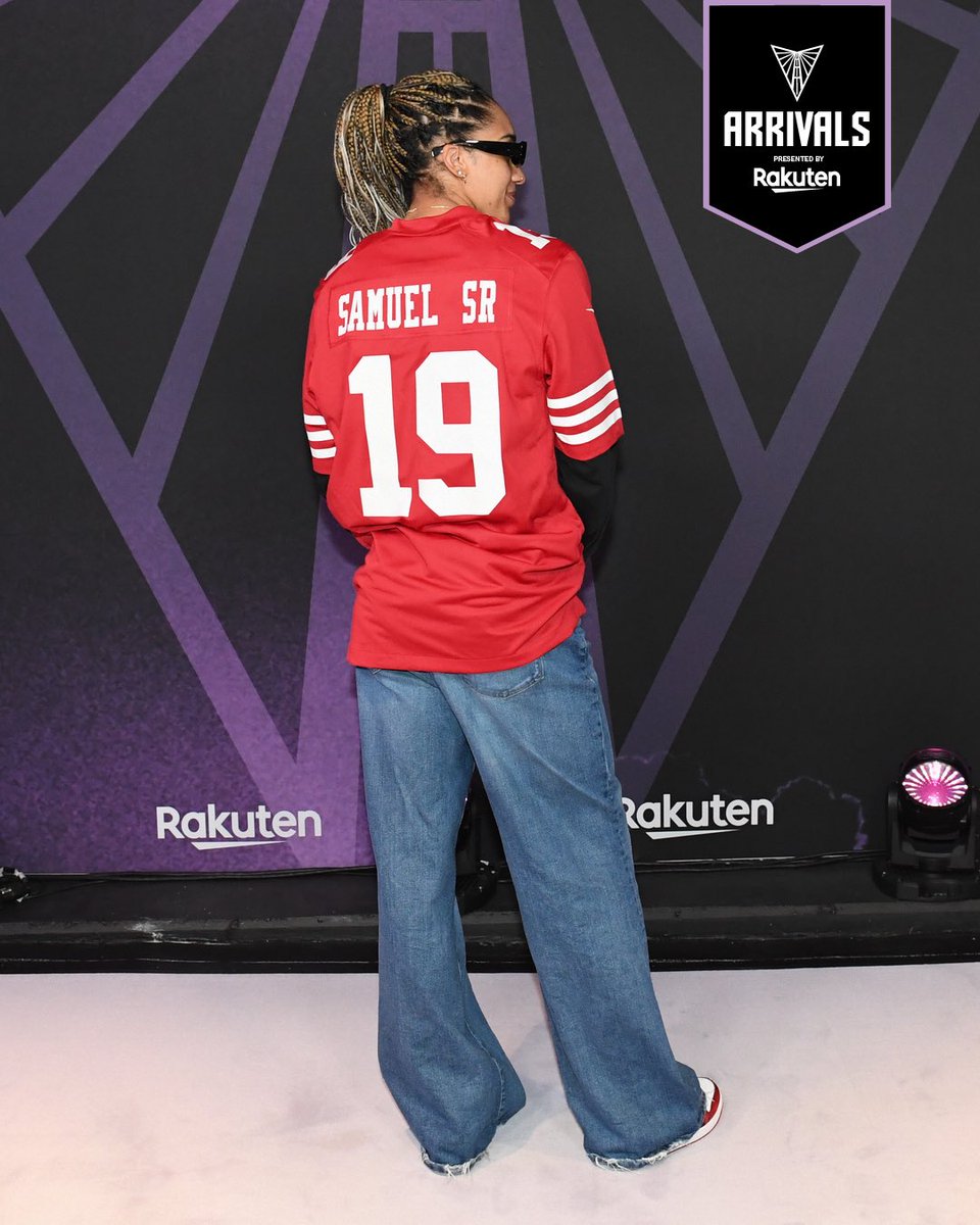 valkyries's tweet photo. GAMEDAYS IN THE BAY 🗣️

Let’s get it @49ers ⚔️🤝⛏️

@Rakuten | Arrivals https://t.co/odgzlMi08p
