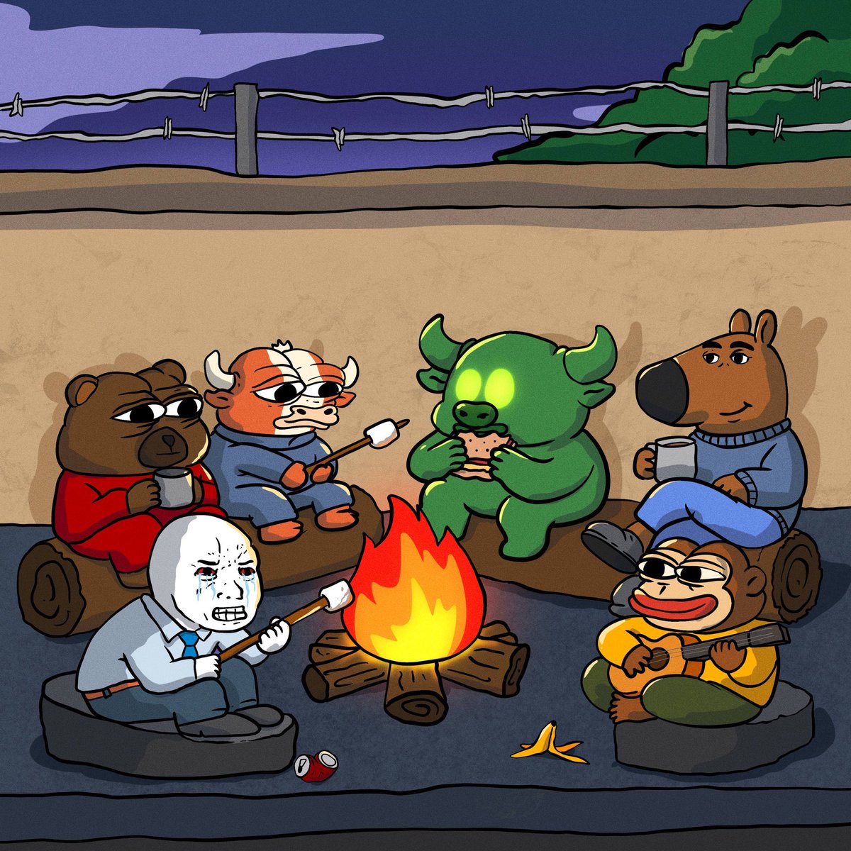 memelessXYZ's tweet photo. Back with the boys.

$Memeless https://t.co/5YbqELtsRN