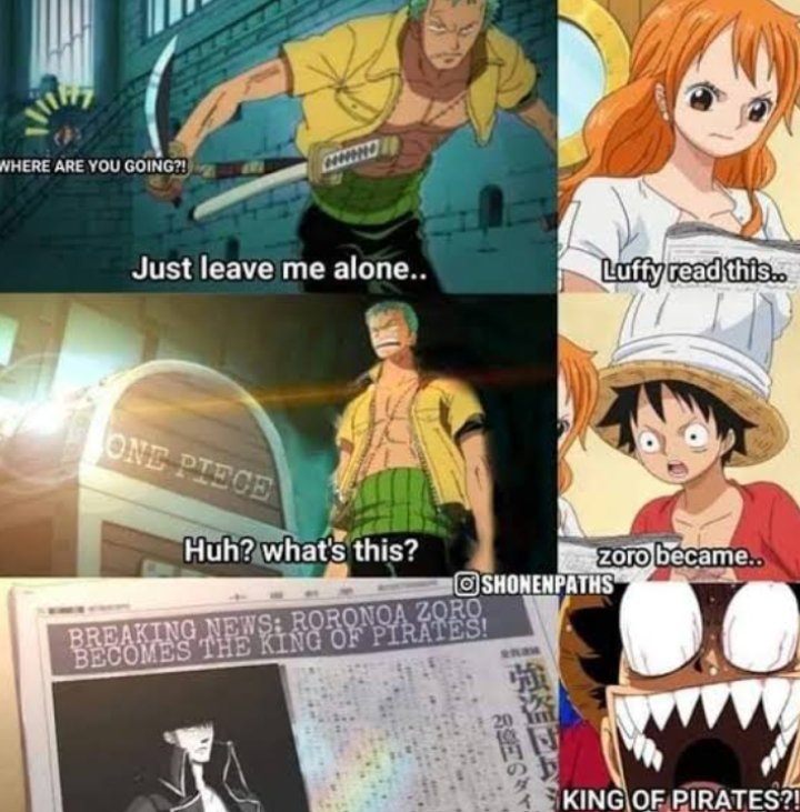 HanimeHQ's tweet photo. Luffy’s reaction when Zoro steals the whole dream
“King of Pirates?!” hits different 😂🏴‍☠️ https://t.co/4QK5YBoIt8