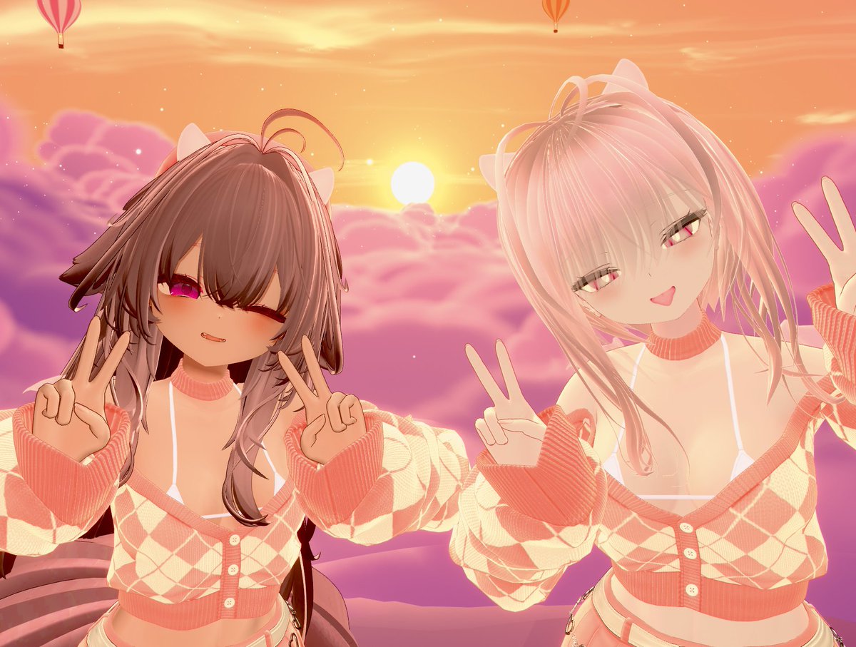 PONNzu1227's tweet photo. みんなおはよおはよおはよーーー

姉妹コーデだよー！！
えろ布だけど無料だったから、
頼まれて"仕方なく"改変しました！！ https://t.co/mtnISn61Yd