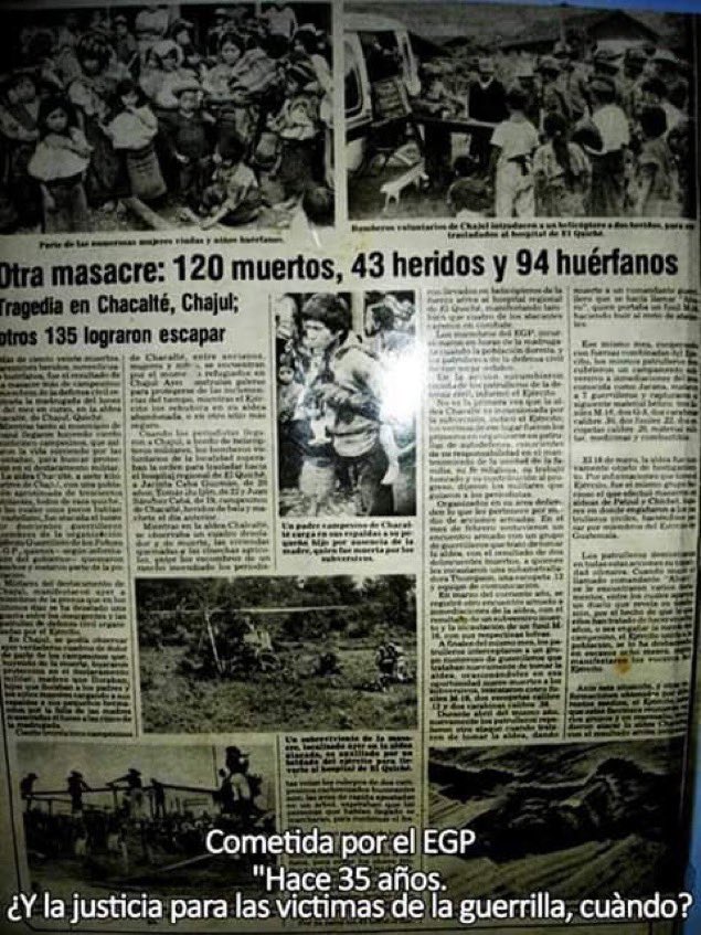 __VaderGT's tweet photo. Cosas de la vida:  

una familia de guerrilleros del EGP, hoy sufriendo de la violencia, la misma violencia que contribuyeron a generar en los años 80’. https://t.co/AMkVNsGtAR