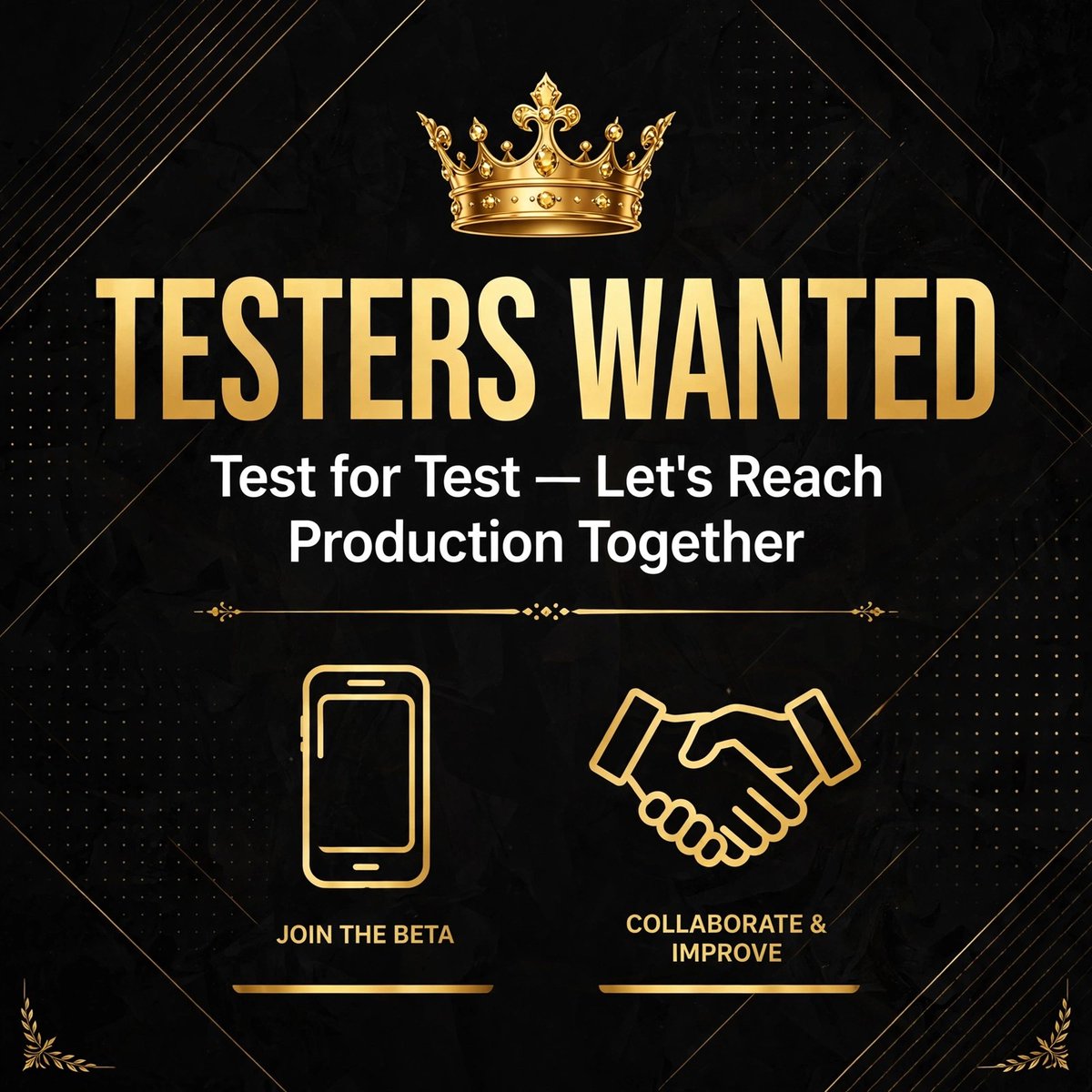 BIGGEORGE86's tweet photo. Test for test 🤝 I need active testers for my Android apps in Google Play closed testing — and I'll test yours back, every day. Keep it 14 days, open it a minute a day. Join 👉 https://t.co/zzwVKFnlum

#AndroidDev #ClosedTesting #IndieDev https://t.co/yNcjbvp088