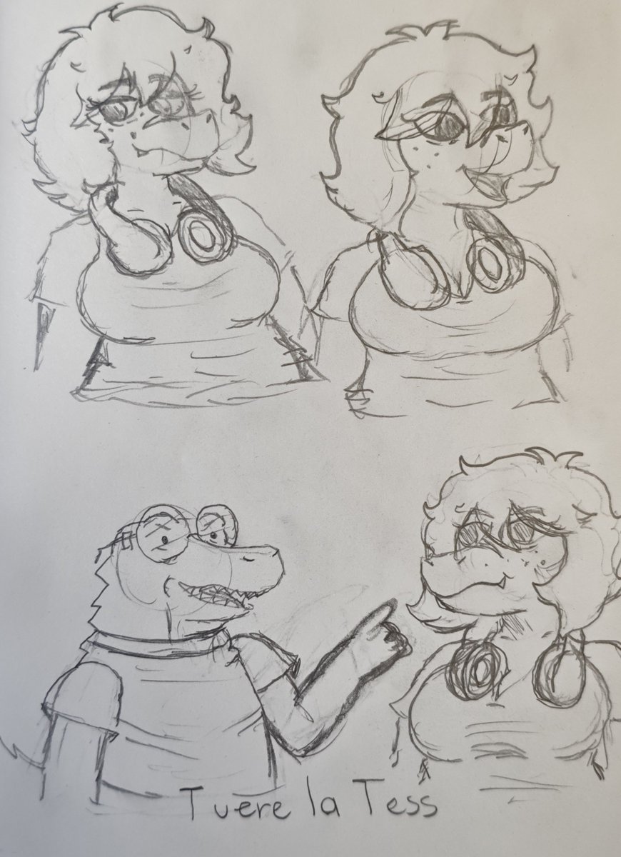 EYabuko's tweet photo. 🐊Unos garabato para el padre @Hi_Chokoart wey amo el diseño de Tess y pues xD aquí le entrego mi humilde ofrenda!!!

#scalie #furrygirl #furryartㅤㅤㅤ #scalieart #Snootgame #Snootgameart #iwanihugthatgator https://t.co/Pd5auGMxfU