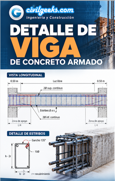 CivilGeeks's tweet photo. 👷‍♂️  El acero longitudinal, los estribos, los recubrimientos y las zonas de apoyo forman parte de los detalles que deben revisarse en los planos estructurales.  
👇DESCARGA AQUI: https://t.co/9ByD93H2vP

#CivilGeeks #IngenieríaCivil #ConcretoArmado #Estructuras #Construcción https://t.co/RZBWbfVE8F