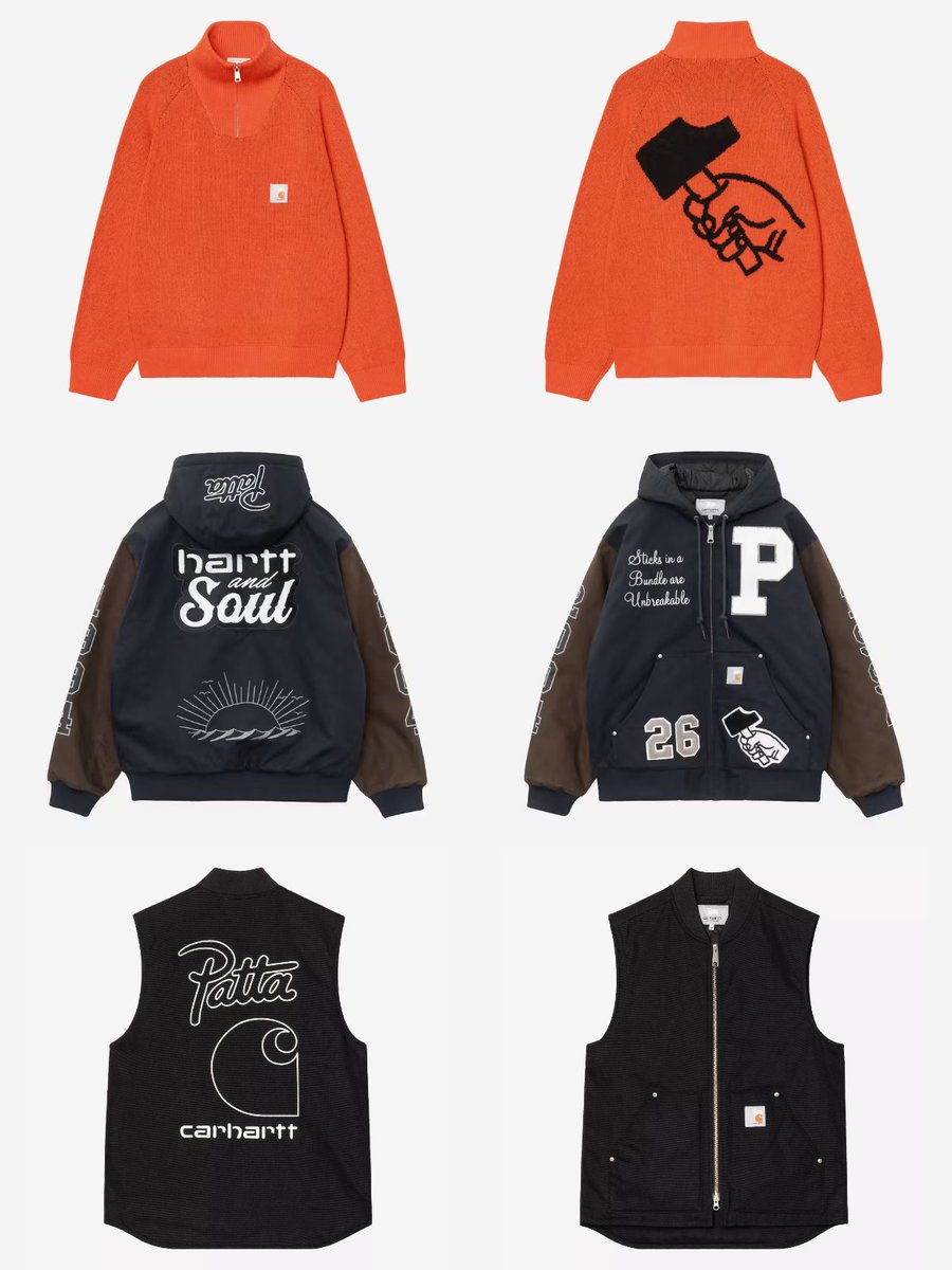 houseofheat's tweet photo. Patta x Carhartt WIP Fall 2026 Collection ⚒️

📅 October 23 https://t.co/Dc0hrvjhtP