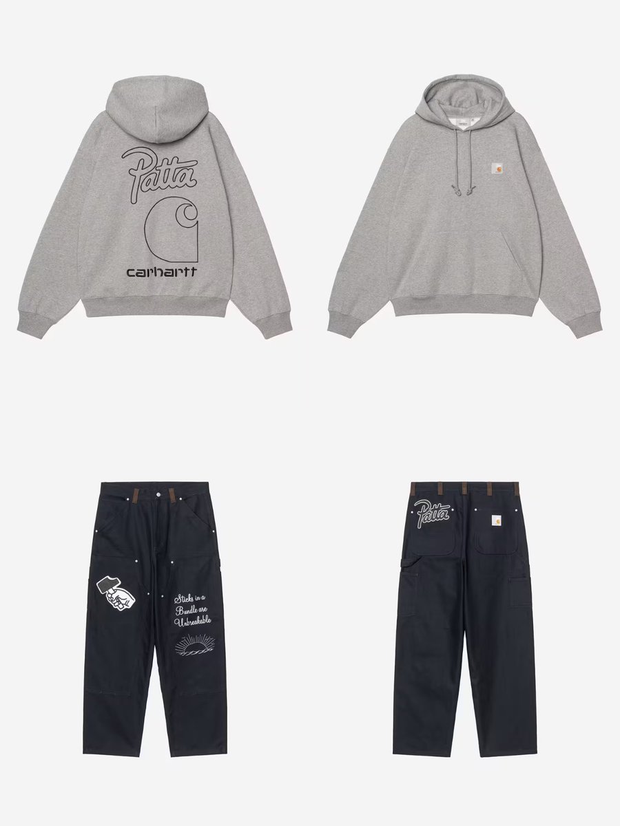 houseofheat's tweet photo. Patta x Carhartt WIP Fall 2026 Collection ⚒️

📅 October 23 https://t.co/Dc0hrvjhtP