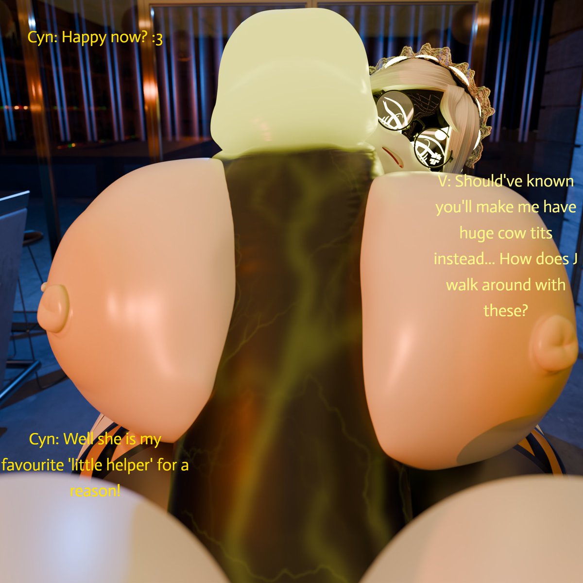 RedLoctite's tweet photo. The Meeting - Part 2

Cyn sure is a lewd hassle. V may act like she hates what's she is doing right now, but she really loves it deeply. 😏

Cyn and V models: @BySamzan https://t.co/ftbIxB20O6