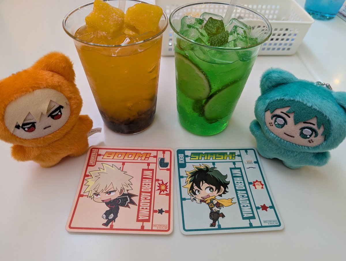 jio_dk's tweet photo. ヒロアカカフェ行ってきました
お腹の余裕がなくドリンクのみになってしまったけど
空間が最高でした🤗 https://t.co/GPBoXmL3AY