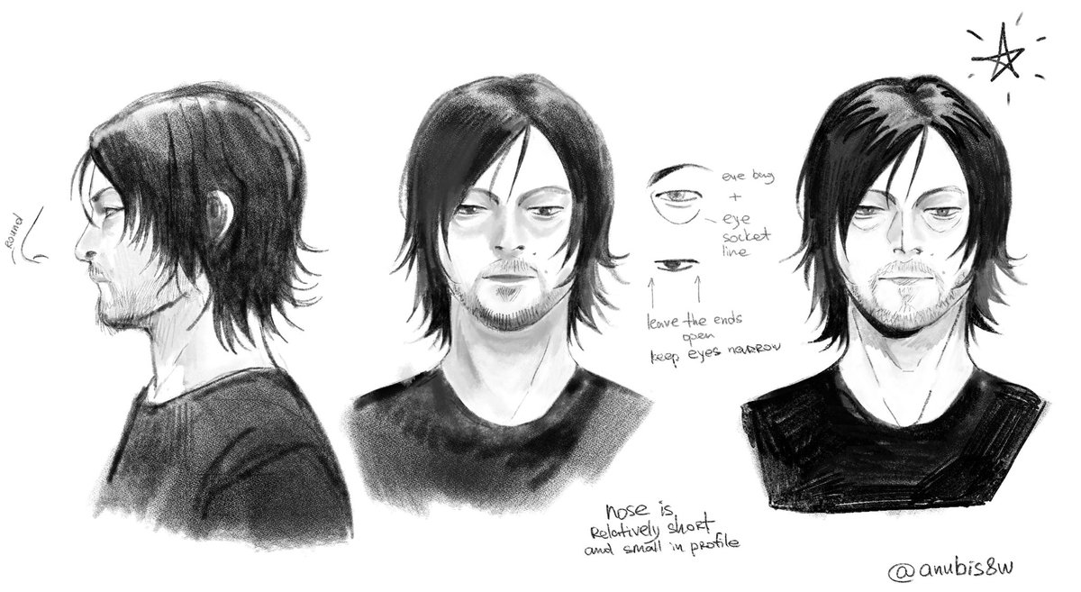 anubis8w's tweet photo. Struggled with stylizing Sam’s head
Study 📚✍️ https://t.co/cGQjUJxUut