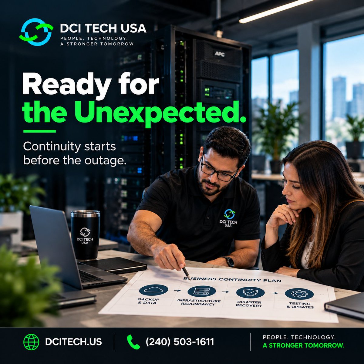 dci_tech's tweet photo. Unexpected outages shouldn’t stop your business.

DCI TECH USA helps businesses prepare with backup, redundancy, recovery planning, and continuity strategies.

🌐 https://t.co/lJ7sISli4F | 📞 (240) 503-1611

#DCITECHUSA #BusinessContinuity #DisasterRecovery https://t.co/CjR4AN6UeQ