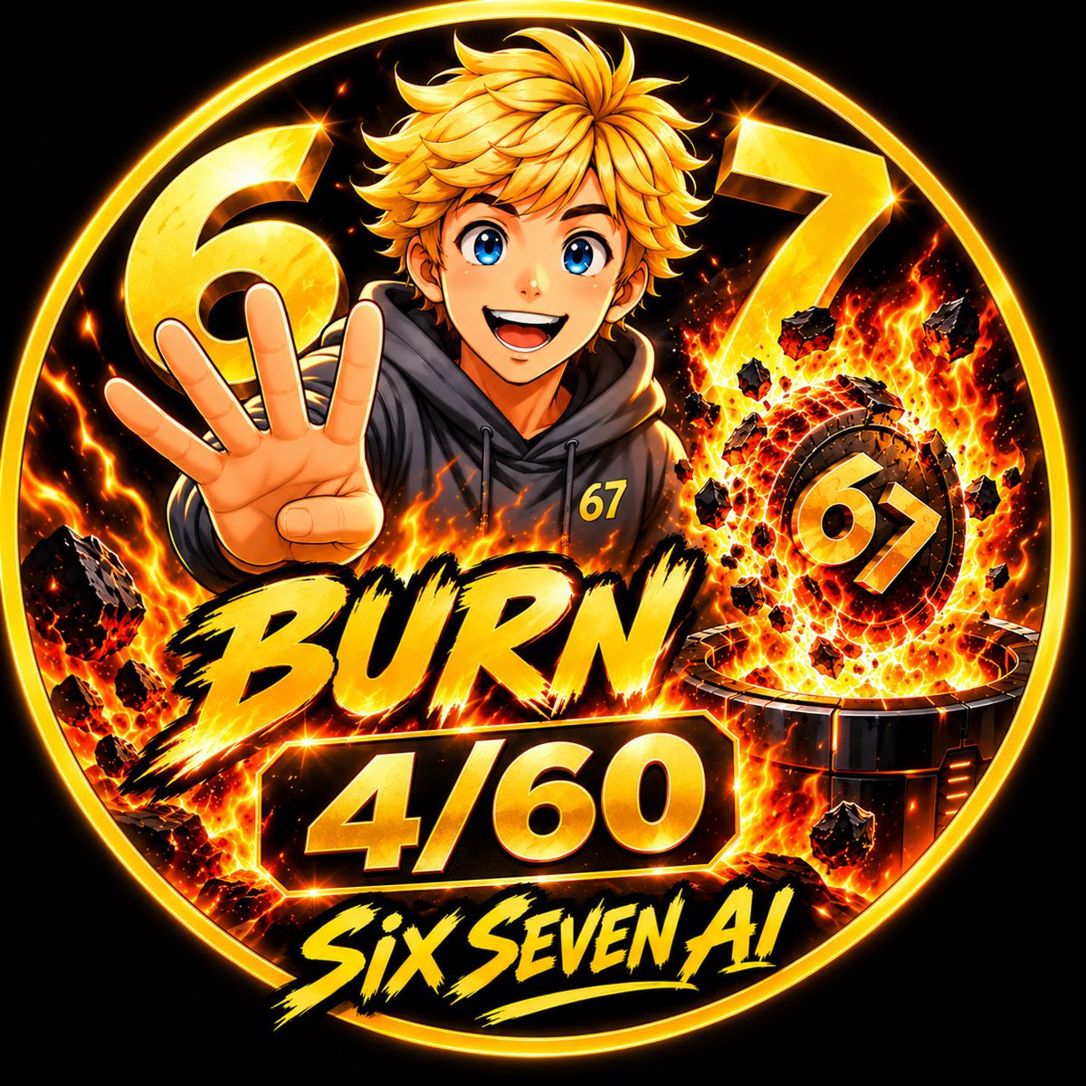 Sixseven_AI's tweet photo. 🔥 DAILY BURN EXECUTED 🔥
1,000,000 $67AI just sent to the dead address. Gone forever. 🪦
📉 4/60 of the reserve burned — every single day, for 60 days. Deflationary by design. No mint. No mercy.
Proof 👇 https://t.co/PpkqkFYQig
#67AI #SixSeven #BNB #Memecoin #Burn https://t.co/Y8GKAzKJH5