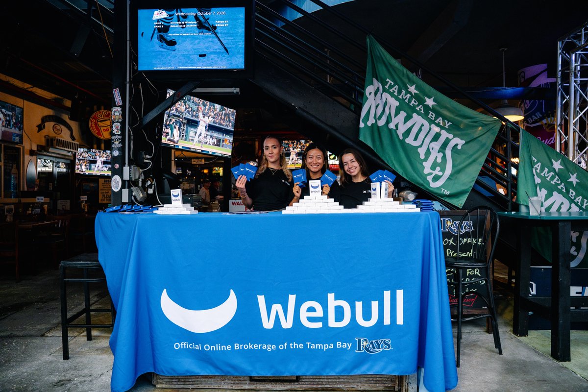 WebullGlobal's tweet photo. Rays-Yankees in October. Had to pull up.

Tampa Bay, the streets of NYC - we were everywhere for this one. Swipe for the recap. https://t.co/qiHUhWBBzj