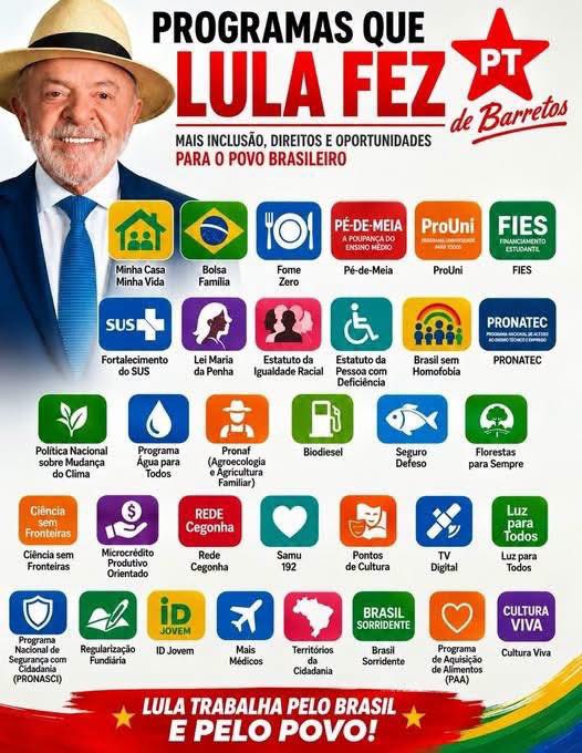 detremura's tweet photo. “O Lula não fez nada” 
O LULA https://t.co/qYo2opqkv4
