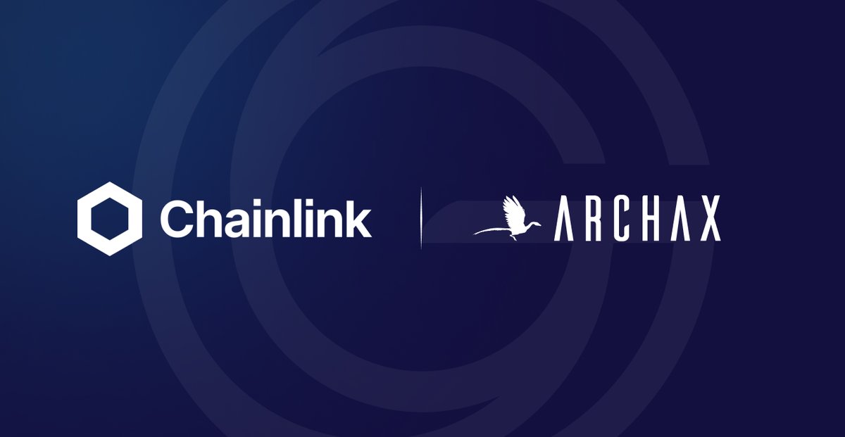 Crypto_BitC's tweet photo. BREAKING: Archax adopts Chainlink Data Streams for $GOVY, its 24/7 tokenized U.S. T-Bill product 👀

→ UK FCA regulated, 1:1 custody
→ Underlying T-Bills held by Northern Trust
→ Chainlink pricing so T-Bills can work as onchain collateral

$LINK today: $11.94. Max supply: 1B.

→ $100 $LINK = $100B
→ $1,000 $LINK = $1T

When T-Bills become collateral, someone has to price them. Archax picked #Chainlink 🔥

@chainlink