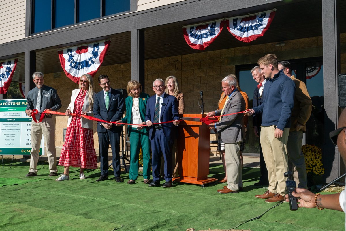 GovMikeDeWine's tweet photo. Ohio's Appalachian Community Grant Program, which has invested $500 million into Ohio's 32 Appalachian counties, is truly making a difference. 

Today, I enjoyed seeing how Ashtabula and Sardis used their grants to increase quality of life in the region, attract more visitors, and boost the economy. 

➡️ https://t.co/ac6J6LzB5r