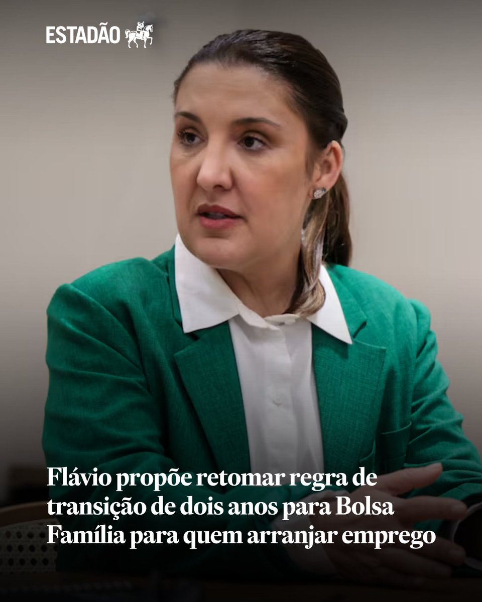 Estadao's tweet photo. Daniella Marques promete regra de transição de dois anos para Bolsa Família | Coordenadora econômica da campanha de Flávio Bolsonaro (PL) diz que beneficiários não podem ficar presos para sempre ao programa; ela negou cortes na área social https://t.co/7veY5iYc8y https://t.co/Y5dp4RuokL