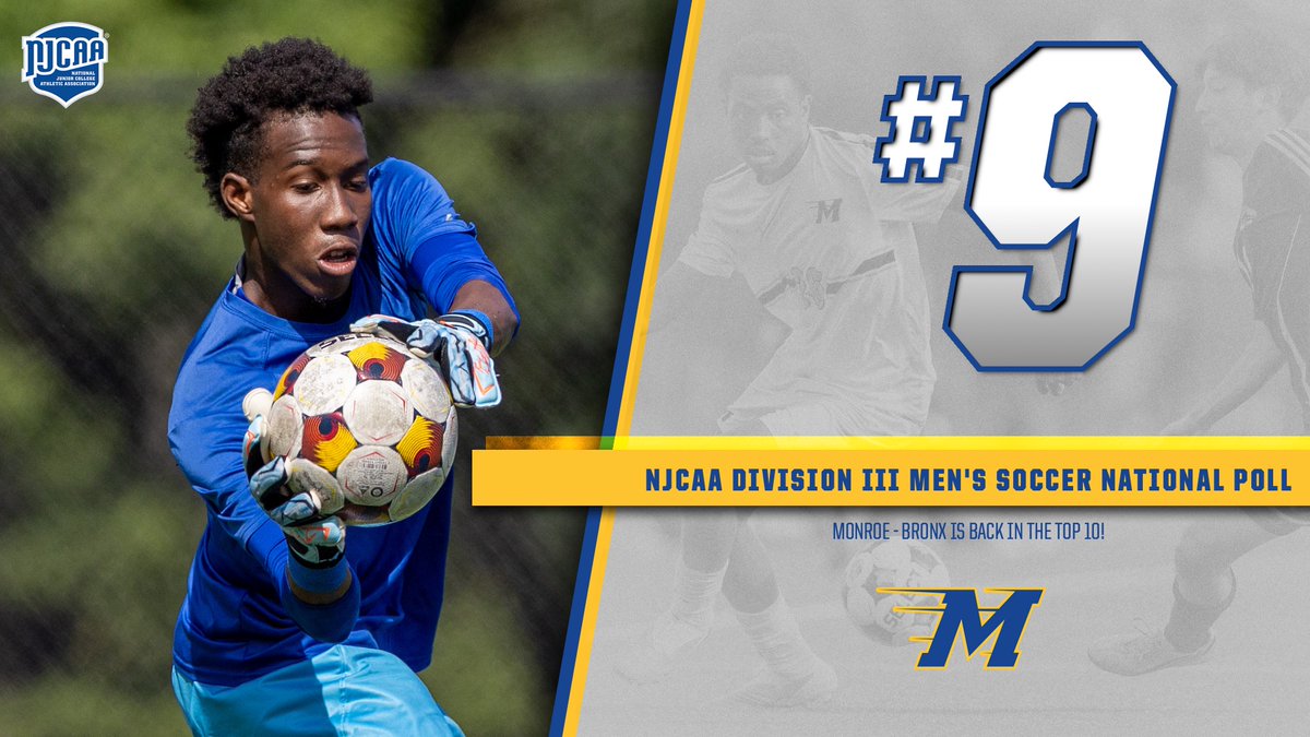 MonroeExpress's tweet photo. Express Men's Soccer is back in the Top 10! Monroe is peaking at the right time.
After one more regular season match, the Region 15 Quarterfinal Match will take place at Flowers Park on Saturday at 3pm. Opponent is TBD.
#ExpressPride @news12bx @bronxtimes @nyamnews https://t.co/ht2F4qpl9c