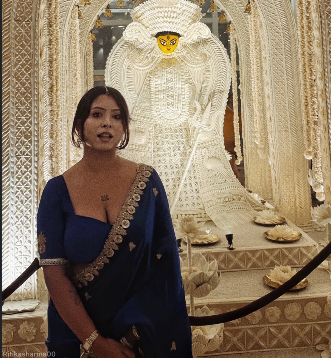RitikaSharma00's tweet photo. Saptami🥀🙏🏻 https://t.co/bNahQGvwPz