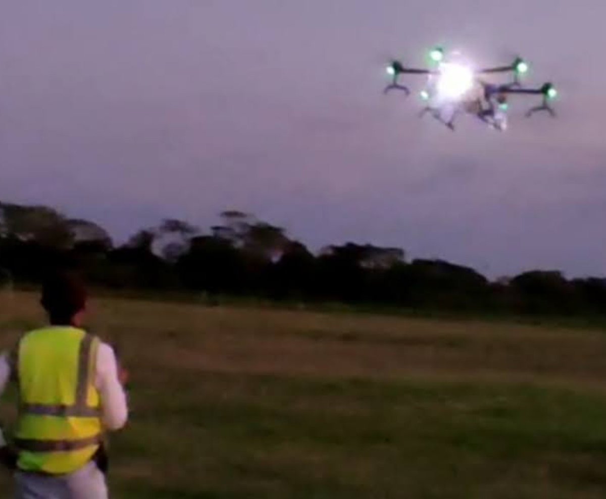 JVGKabala's tweet photo. #agridrone #precisionAG #fertilization #urea #ecosystem #efficiency is more food production with smart ways to improve agriculture work. Nice pic "urea sacks for crop fertilzation" from Fertiavilac.a #drone ops. #future https://t.co/zCH59HAU1D