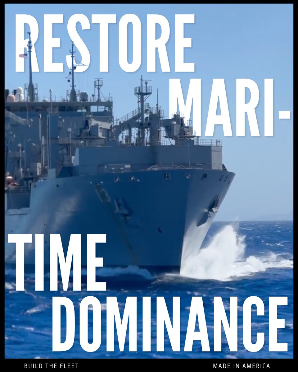 SecDuffy's tweet photo. AMERICAN MARITIME DOMINANCE. That’s it, that’s the post. https://t.co/yC964ouhbS