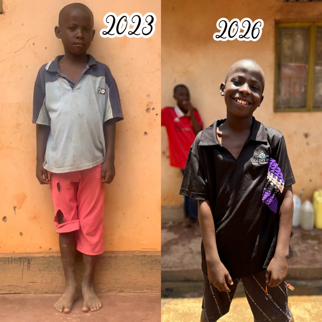 LintonSsengonzi's tweet photo. A Life Changed by Hope - 2023 to 2026
Look closely at these two pictures. This is what your support can do.
In 2023, he was just a little boy facing life with very little.
Today, in 2026, we see a different smile, renewed confidence, and a brighter future. https://t.co/6gMnBGNwKu