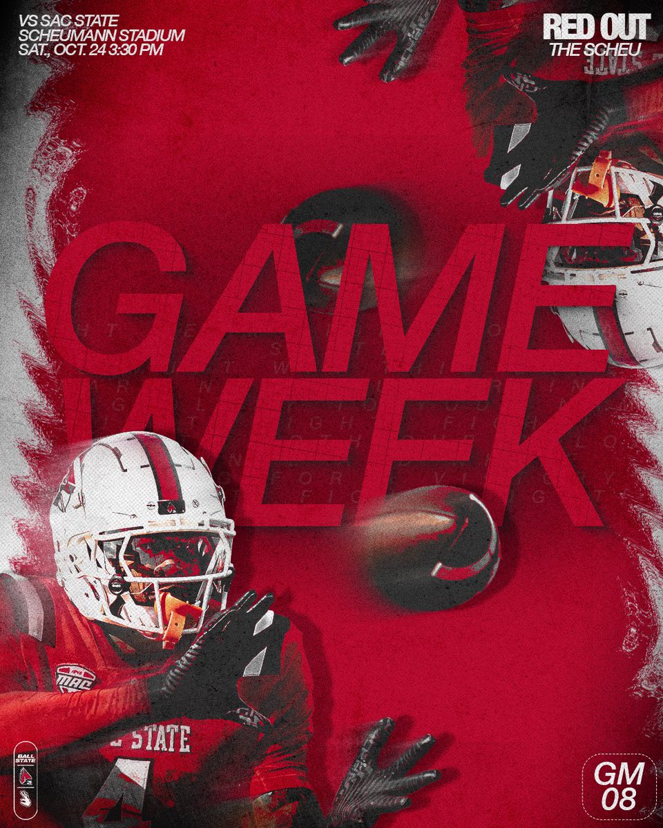 BallStateFB's tweet photo. Red out The Scheu 🔴

TICKETS https://t.co/qHj2IGAdoo

PARKING https://t.co/laL7l3H52v https://t.co/XnyABcbYUA