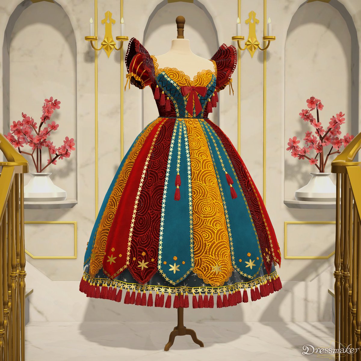 Liquessen's tweet photo. Clowns need colours. I hope this one makes her happy! #dressmaker https://t.co/9A2a2EEQBD