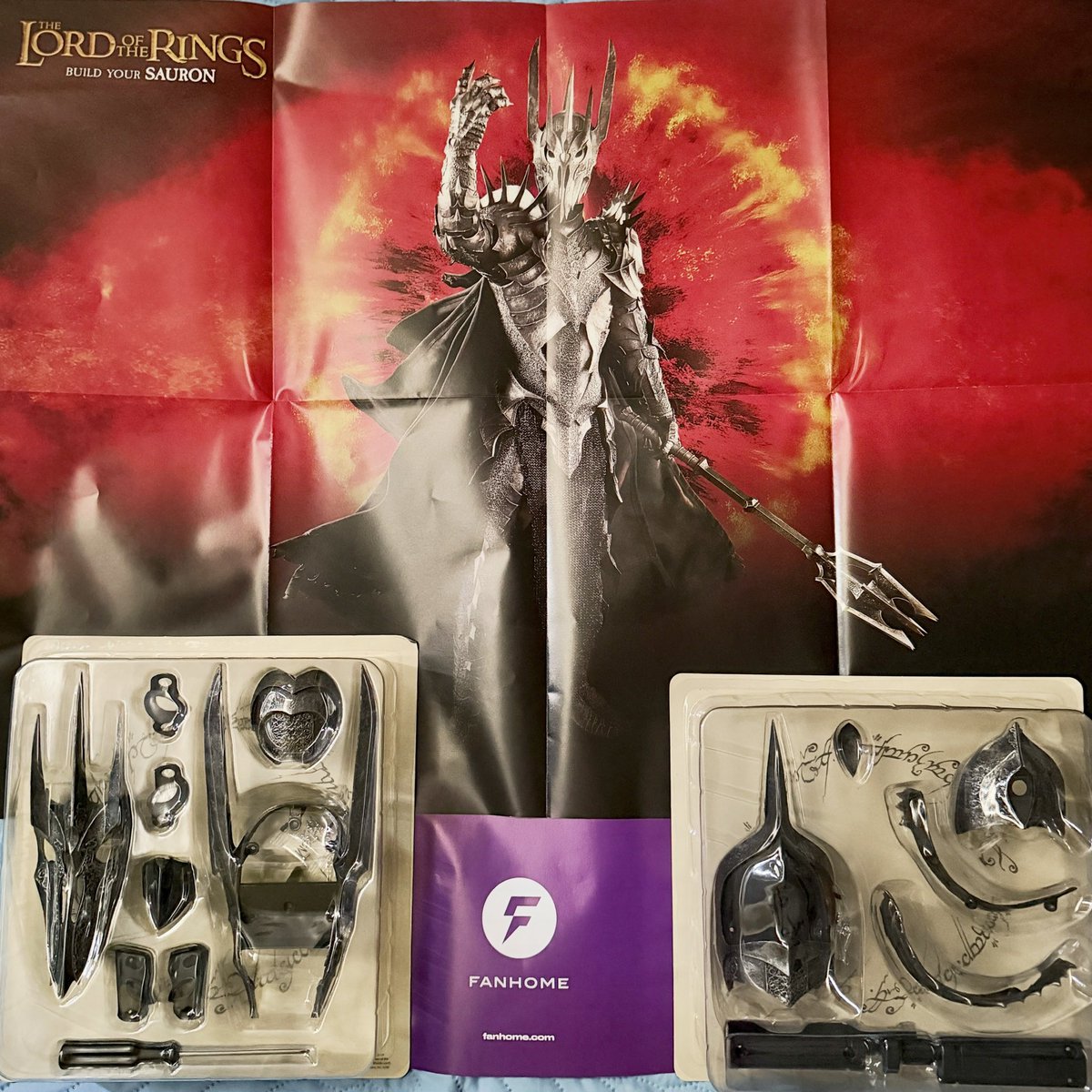 marvincsc's tweet photo. My @FanhomeUS  first shipment of the #LordOfTheRings #Sauron has arrived. Details are insane 🔥. One Collectible to Rule Them All! #Weta #LOTR #fanhome https://t.co/txBynetyBd