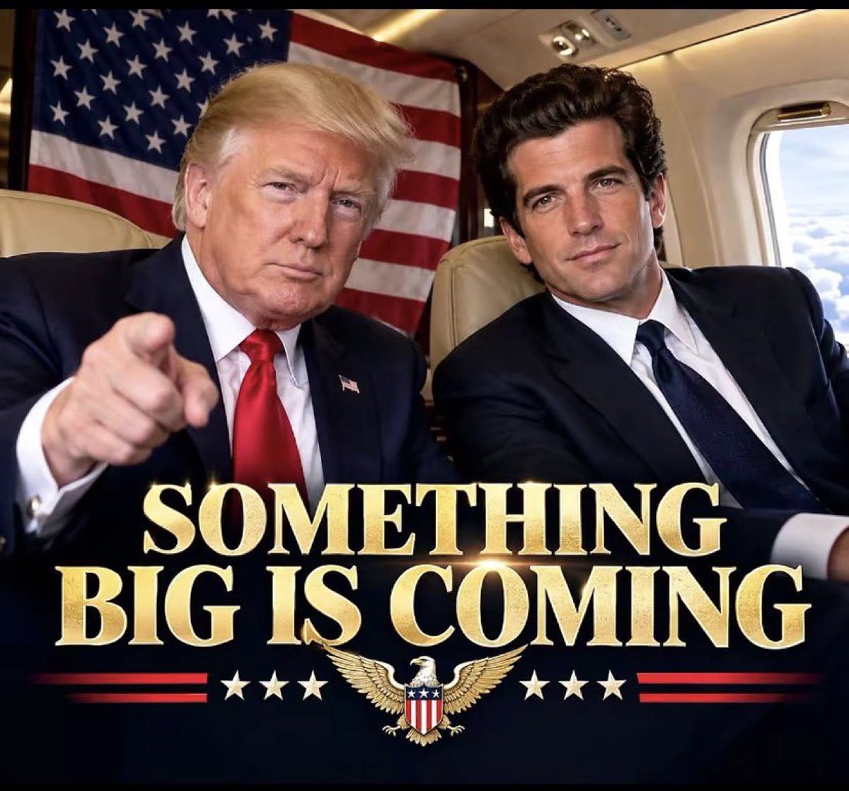 JohnJohnFJr's tweet photo. 🇺🇸SOMETHING BIG IS COMING. 🇺🇸

The future is being written, and the next chapter may be bigger than anyone expects. Stay strong, stay hopeful, and keep your eyes open.

The best days may still be ahead. 🙏🏻🇺🇸

God bless America. ❤️🤍💙

Are you all ready for what's forthcoming?? https://t.co/kNcgjI36WQ