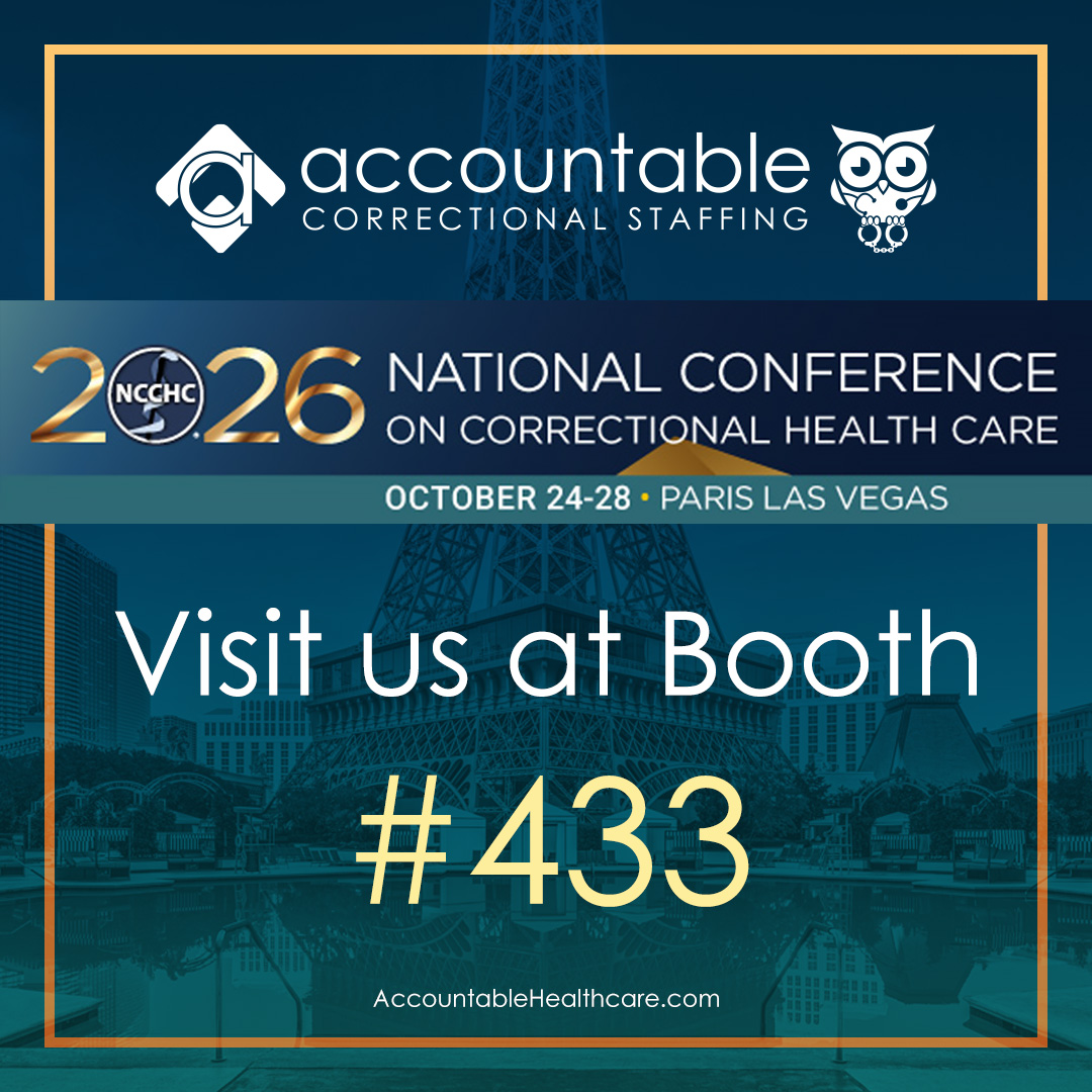 AccountableHS's tweet photo. We’re feeling lucky about NCCHC! Accountable Correctional Staffing will be in Las Vegas at Booth 433, ready to meet new people, catch up with familiar faces, and enjoy another great conference. Come say hi! #NCCHC #CorrectionalHealthcare

#nurse #nursejobs #RN #TravelNurse https://t.co/XbyLVJ3Y88