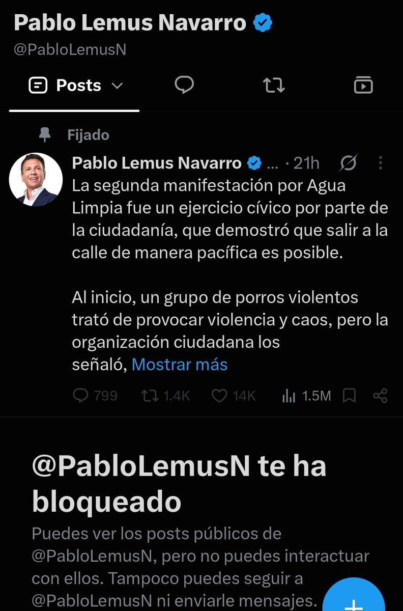 SPNCTV's tweet photo. El señor autoritario @PabloLemusN nos ha censurado, menos mal que no somos los únicos. @MovCiudadanoMX es el #PRIAN.

@juncalssolano @_VicenteSerrano @jantonioruizh https://t.co/TbsCJ4I8Lo