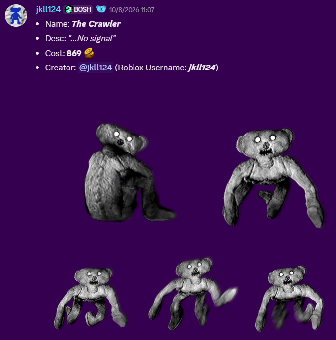 didskengupdate's tweet photo. BEARSTAR NEWS (Alpha)

https://t.co/jDtxCa72Qt has been updated once again to reveal the Second Place winner of the contest, changing the text to "SECOND / PLACE", with "jkll124" (the winner) right below it, and the image now being their The Crawler submission!

(1/2) https://t.co/O8VUvltahG