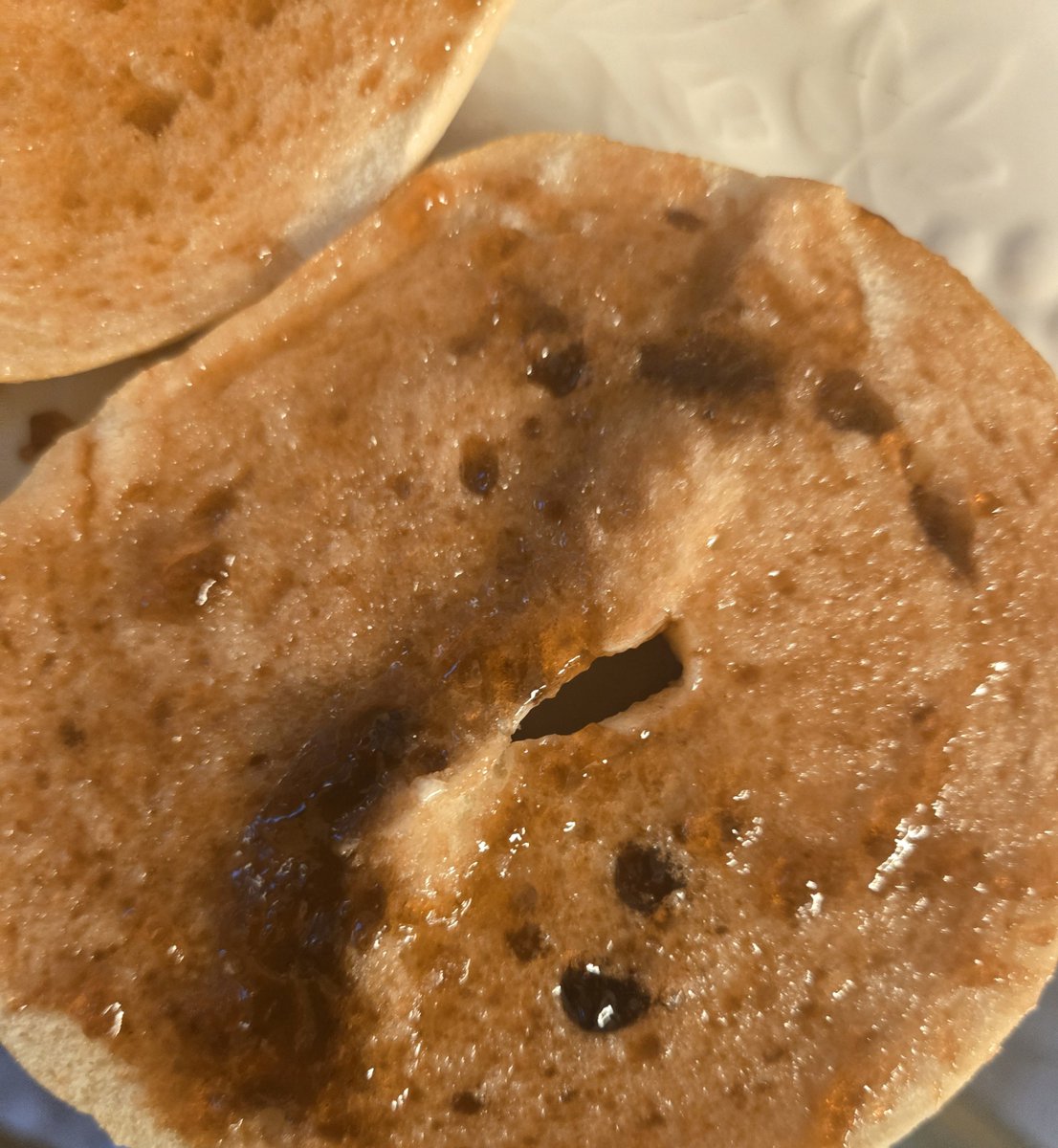 jaecherre's tweet photo. jam bagel today in honor of janepril ! #jamtwt https://t.co/0QEFXDqET6