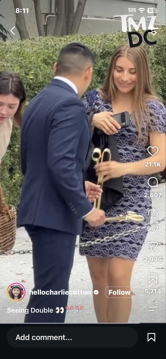 671Native's tweet photo. Hmm! Another golden scissor magically appeared after #POTUS handed the gentleman the scissor he used…perception matters. https://t.co/flNUZ8ZQrF