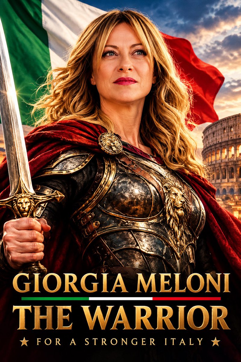 LeePheonix360's tweet photo. Giorgia Meloni is a warrior 

Italy 🇮🇹 have a great Prime Minister 

Do you agree? https://t.co/1S2ZmHv17L