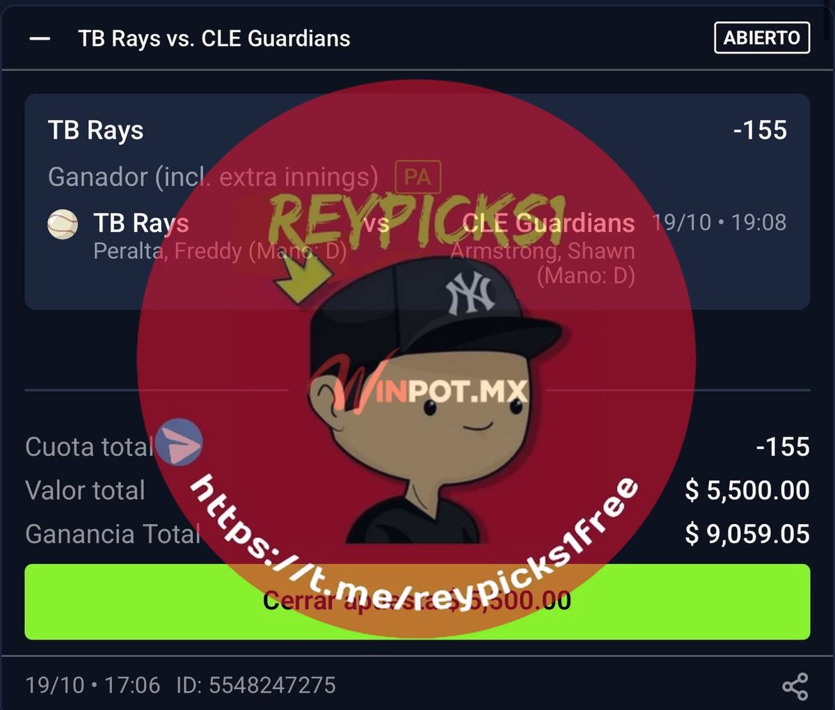reypicks1up's tweet photo. ⚔️ VIKINGO NEGRO

➡️ DERECHAZOS DEL 5% 💰
⚡ PLAYBOOST 1-2% 🎯

🔥 Deja tu ME GUSTA ❤️ y RT 🔄 para más PICKS GRATIS.

👇 GRATIS AQUÍ 👇
https://t.co/yh6834NIsv https://t.co/quX6KZszHb