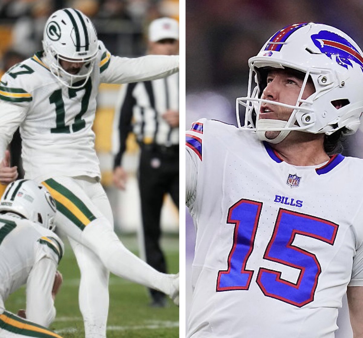 MikeGarafolo's tweet photo. The #Rams are working out veteran kickers Brandon McManus and Matt Prater tomorrow, sources say. Over three decades of NFL experience combined between the two as Sean McVay &amp; Co. look for a replacement for the injured Blake Grupe. https://t.co/7mET6YHXeB