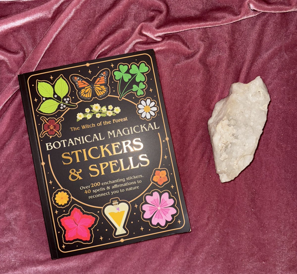 Witchbookcoven's tweet photo. Perfect for that new grimoire you’re making! 🌿 Botanical Magickal Stickers &amp; Spells: Over 200 enchanting stickers, 40 spells &amp; affirmations to reconnect you to nature 🕯️  
+200 beautifully illustrated botanical stickers and simple.
by Viki Lester&amp; Lindsay Squire 🖤

#witchybooks https://t.co/x2Ii16zr9Y