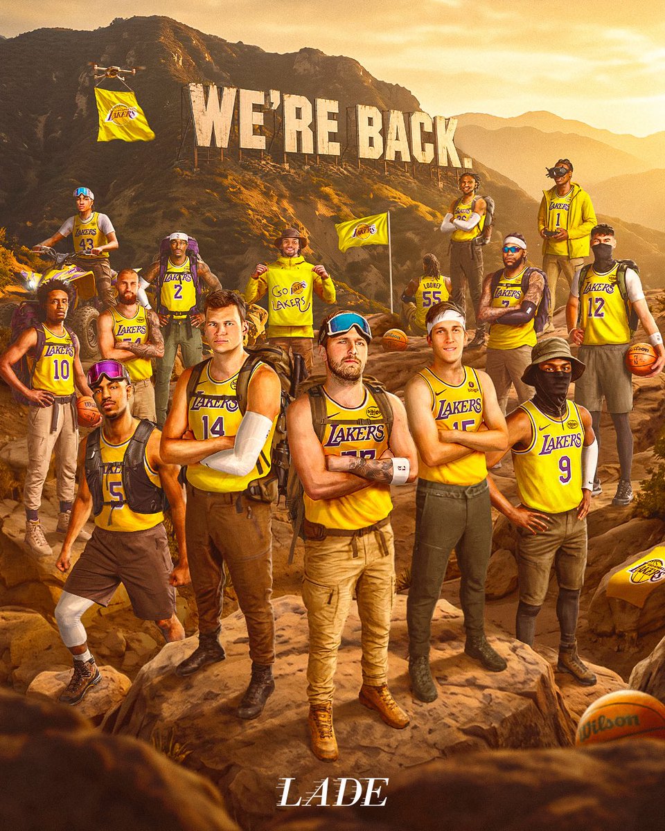 LADEig's tweet photo. Your 2026/27 Los Angeles Lakers 👀🔥 https://t.co/m6lPxObre0