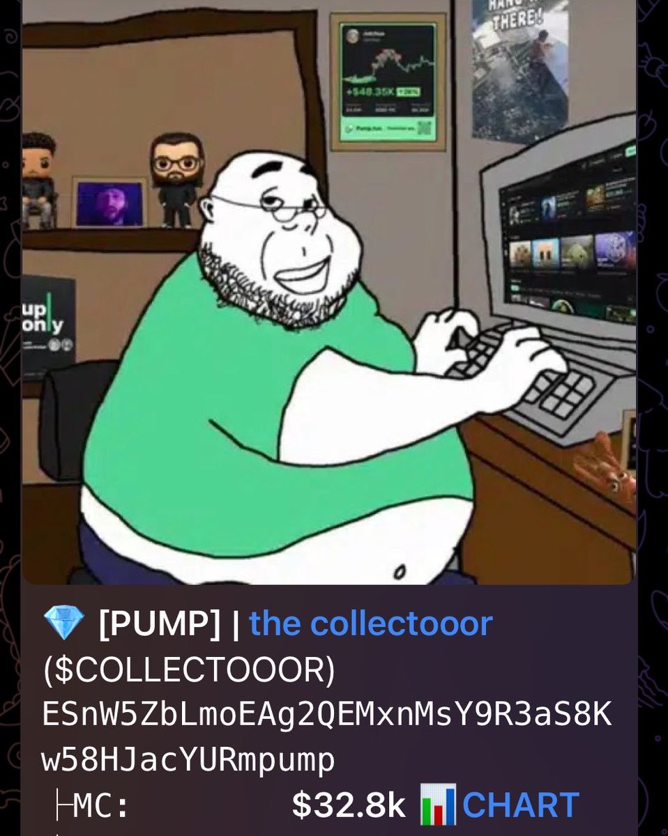 cryptobagtalk's tweet photo. Entry $collectooor
Ca ESnW5ZbLmoEAg2QEMxnMsY9R3aS8Kw58HJacYURmpump
#collectooor https://t.co/iVfdh0ixjY