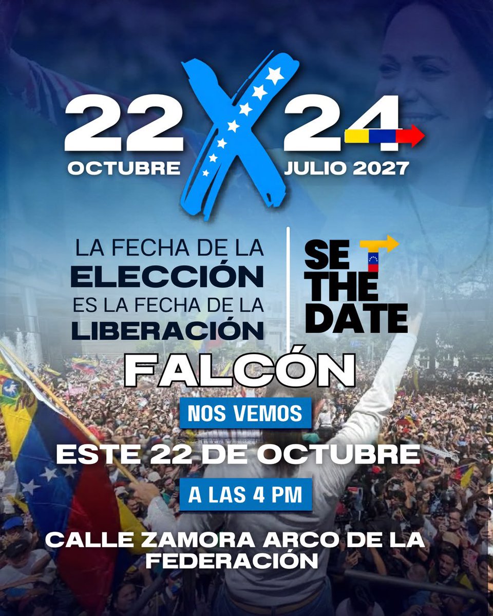 ConVzlaComando's tweet photo. 📍Falcón 
Arco de la Federación, Calle Zamora 

#SetTheDate https://t.co/rXndK1bSd6